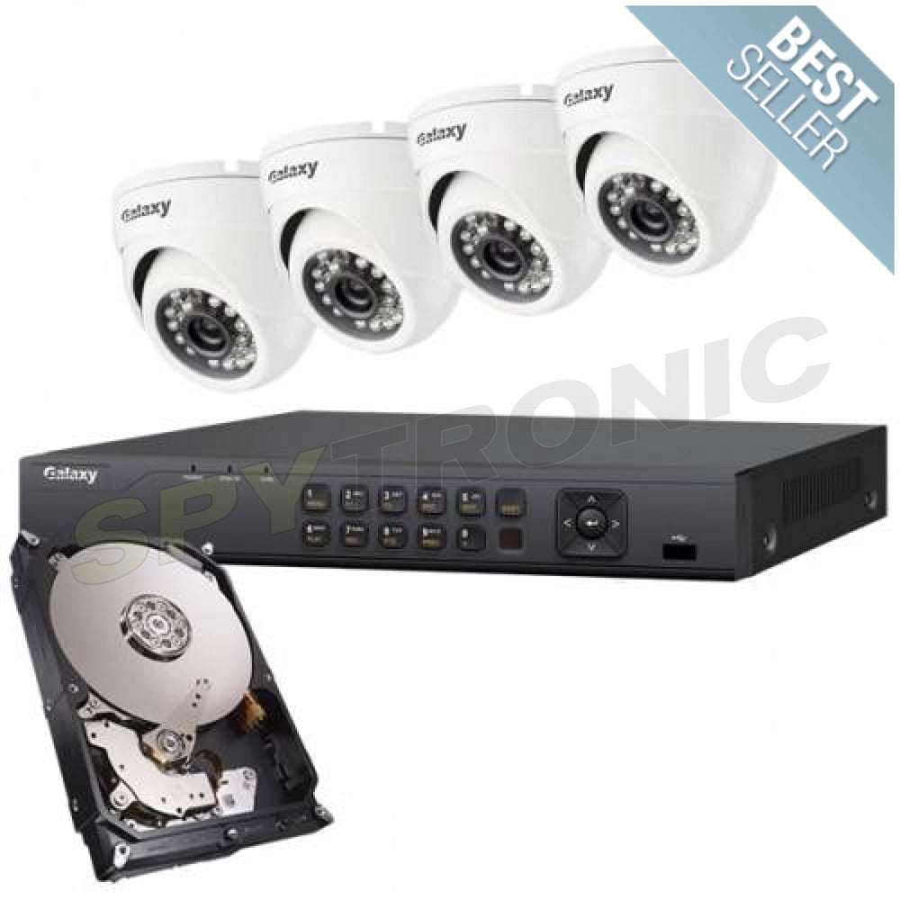 Ensemble De Surveillance Complet Serie Hunter 4 Caméras 5MP Ensemble De Surveillance Complet Serie Hunter 4 Caméras 5MP