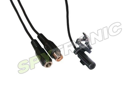 Mini-micro amplifié avec clip pour entrée RCA