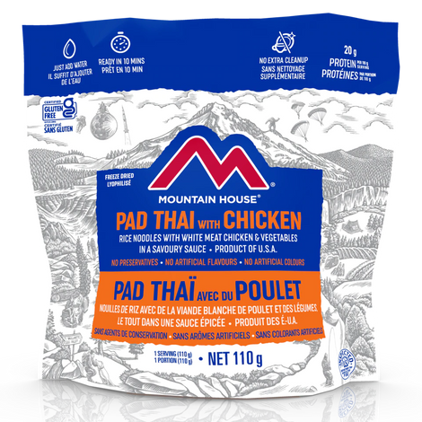 Pad Thaï au poulet Moutain House Repas Lyophilisée