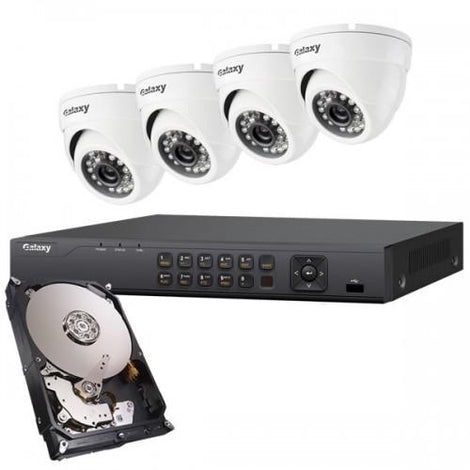 Ensemble De Surveillance Complet 4 Caméras 2Mp