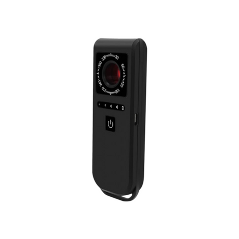 Wired or wireless hidden camera detector 
