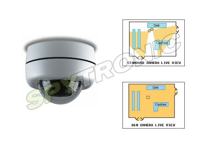 Caméra de surveillance (Dôme IP panoramique 360)