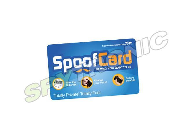 Carte prépayée Spoof Card 10$ (Appel privé)