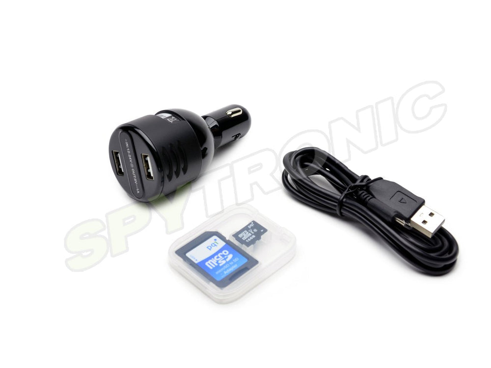 LawMate Chargeur USB pour voiture avec caméra cachée
