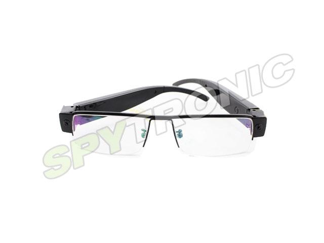 Lunettes à lentilles claires caméra audio-vidéo