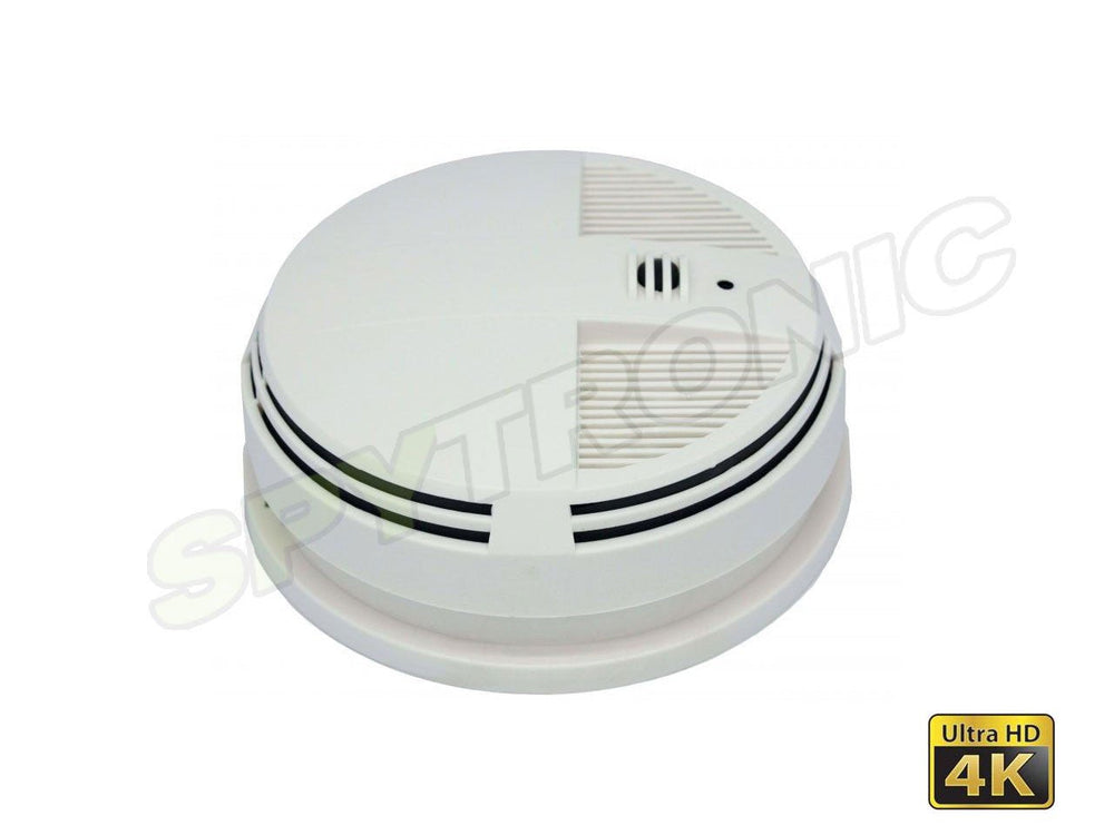 Zone Shield 4K Night Vision Smoke Detector hidden camera
